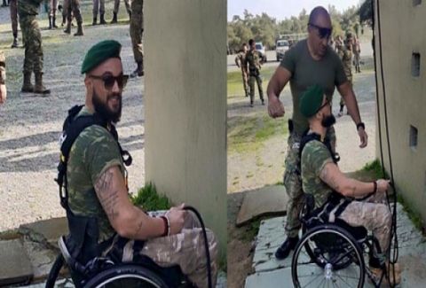 Μαθήματα ζωής από έναν έφεδρο καταδρομέα που είναι καθηλωμένος σε αναπηρικό καροτσάκι (PHOTOS)