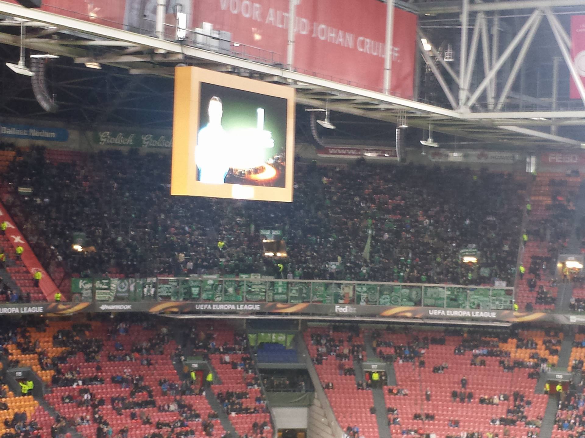 Η «πράσινη» εξέδρα στο «Amsterdam Arena» (vid)