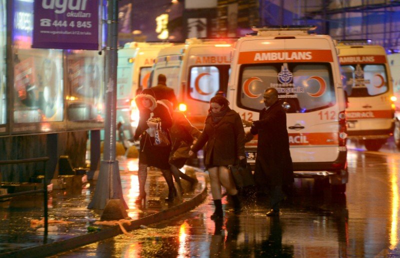 H στιγμή της επίθεσης στο κλαμπ της Κωνσταντινούπολης (vid)