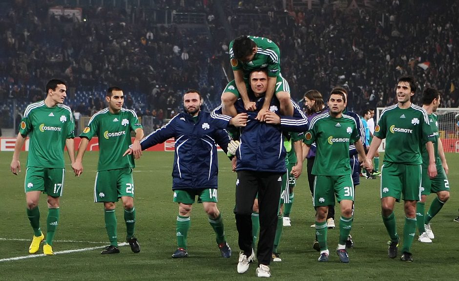 ÑÏÌÁ - ÐÁÍÁÈÇÍÁÉÊÏÓ (ÃÉÏÕÑÏÐÁ ËÉÃÊ 2009-2010)ROMA - PANATHINAIKOS (EUROPA LEAGUE 2009-2010)