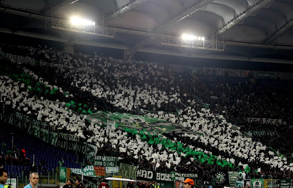 ÑÏÌÁ - ÐÁÍÁÈÇÍÁÉÊÏÓ (ÃÉÏÕÑÏÐÁ ËÉÃÊ 2009-2010)ROMA - PANATHINAIKOS (EUROPA LEAGUE 2009-2010)