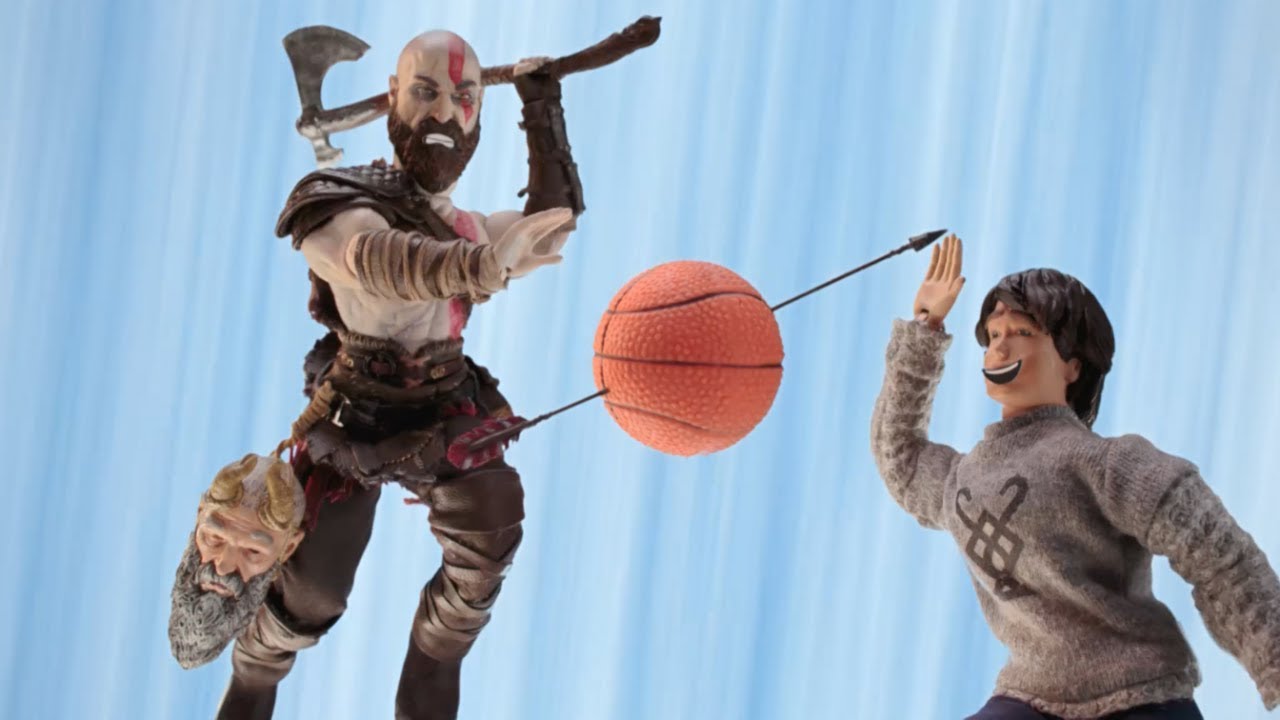 Οι κεντρικοί χαρακτήρες του God of War παίζουν μπάσκετ
