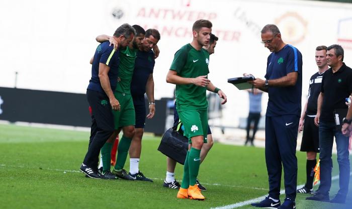 Κάκωση στο αριστερό γόνατο ο Ινσούα | panathinaikos24.gr Κάκωση στο αριστερό γόνατο ο Ινσούα | panathinaikos24.gr