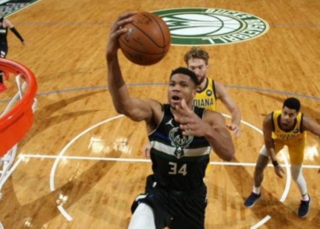 NBA: Τα καλύτερα του Giannis κόντρα στους Πέισερς (vid)