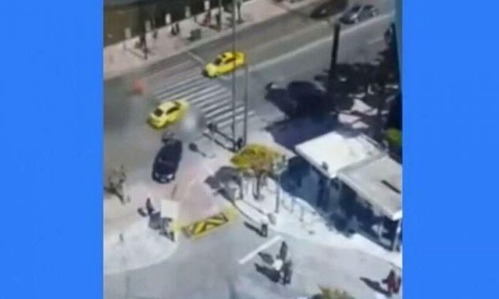 Βίντεο-ντοκουμέντο από το δυστύχημα έξω από τη Βουλή