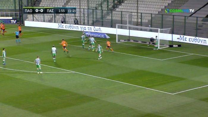 Παναθηναϊκός – ΠΑΣ Γιάννινα: 0-1 στο 3′ ο Παντελάκης (vid)