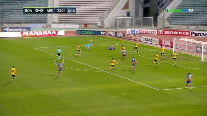 Βόλος – ΑΕΚ: Το 1-0 από τον Δουβίκα (vid) | panathinaikos24.gr Βόλος – ΑΕΚ: Το 1-0 από τον Δουβίκα (vid) | panathinaikos24.gr
