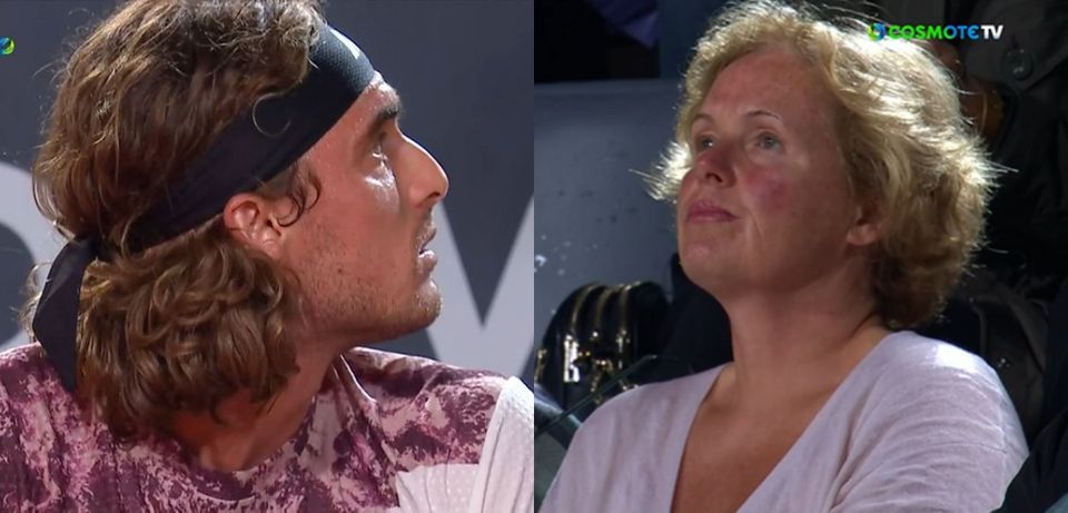 Τι συνέβη με τη μητέρα του Τσιτσιπά στην πρεμιέρα του στο Roland Garros