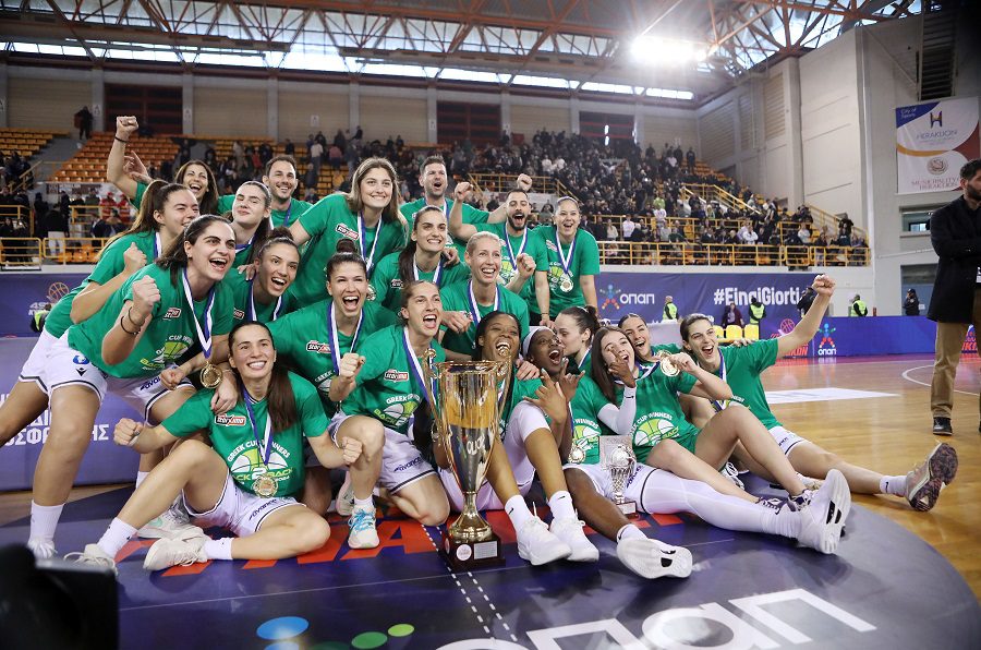 Tα συγχαρητήρια της ΚΑΕ Παναθηναϊκός AKTOR στην ομάδα μπάσκετ γυναικών για την κατάκτηση του Κυπέλλου