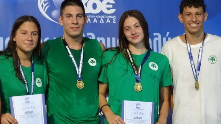 Ήρθαν τα πρώτα μετάλλια από τους νεαρούς κολυμβητές του Παναθηναϊκού